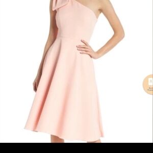 Gal Meets Glam Blush One-Shoulder Dress